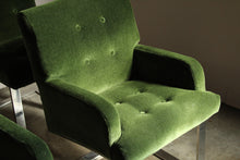 Load image into Gallery viewer, Paul Evans Mohair and Chrome Dining Chairs for Directional, 1970s