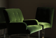 Load image into Gallery viewer, Paul Evans Mohair and Chrome Dining Chairs for Directional, 1970s
