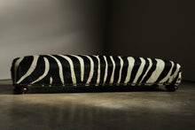 Load image into Gallery viewer, George Smith Zebra Hide "Fender" Stool, 2000s