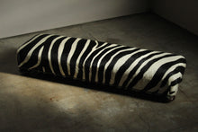 Load image into Gallery viewer, George Smith Zebra Hide "Fender" Stool, 2000s