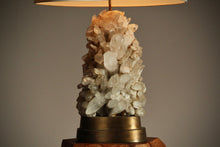 Load image into Gallery viewer, Carole Stupell Large Quartz Crystal Table Lamp, 1940s