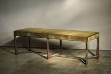 Load image into Gallery viewer, Holly Hunt Cast Bronze "XY Bench", 2000s