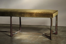 Load image into Gallery viewer, Holly Hunt Cast Bronze "XY Bench", 2000s
