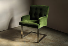 Load image into Gallery viewer, Paul Evans Mohair and Chrome Dining Chairs for Directional, 1970s