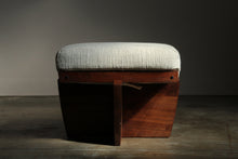 Load image into Gallery viewer, Vintage Studio "Greenrock" Ottoman after George Nakashima