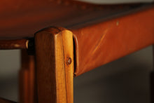 Load image into Gallery viewer, Leather and Walnut Counter Stools by Werner Biermann for Arte Sano, 1960s