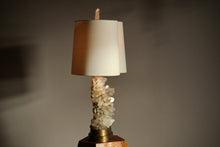 Load image into Gallery viewer, Carole Stupell Large Quartz Crystal Table Lamp, 1940s