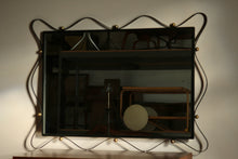 Load image into Gallery viewer, Jean Royere Style Large Undulating Wall Mirror, 1950s