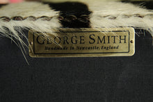 Load image into Gallery viewer, George Smith Zebra Hide "Fender" Stool, 2000s