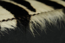 Load image into Gallery viewer, George Smith Zebra Hide "Fender" Stool, 2000s