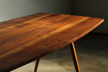 Load image into Gallery viewer, George Nakashima “Turned Leg” Sap Grain Dining Table, 1957