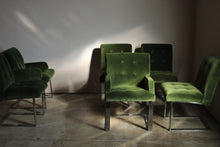 Load image into Gallery viewer, Paul Evans Mohair and Chrome Dining Chairs for Directional, 1970s