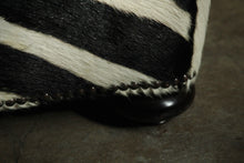 Load image into Gallery viewer, George Smith Zebra Hide "Fender" Stool, 2000s