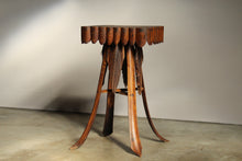 Load image into Gallery viewer, Tramp Art Palm Frond Accent Table, 1930s