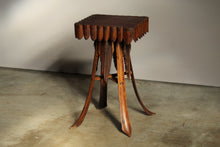 Load image into Gallery viewer, Tramp Art Palm Frond Accent Table, 1930s