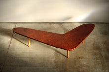 Load image into Gallery viewer, Studio Craft Redwood Burl Boomerang Coffee Table, 1950s
