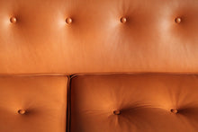 Load image into Gallery viewer, Edward Wormley for Dunbar Leather Bracket Back Sofa, 1950s