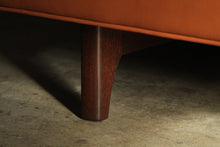 Load image into Gallery viewer, Edward Wormley for Dunbar Leather Bracket Back Sofa, 1950s