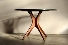 Load image into Gallery viewer, Sculptural Walnut and Slate Dining Table After Vladimir Kagan, 1950s