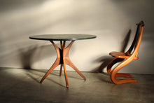 Load image into Gallery viewer, Sculptural Walnut and Slate Dining Table After Vladimir Kagan, 1950s