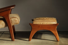 Load image into Gallery viewer, Adrian Pearsall Cowhide Lounge Chair and Ottoman