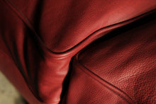 Load image into Gallery viewer, George Smith English Scroll Arm Signature Leather Sofa, 2000s