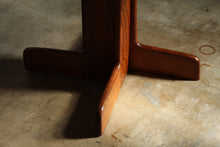 Load image into Gallery viewer, Gerald McCabe Solid Shedua Pedestal Dining Table, 1970s