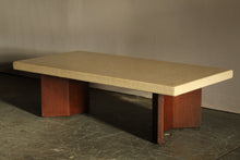 Load image into Gallery viewer, Paul Frankl 'Model 5016' Cork and Mahogany Coffee Table, 1948