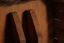 Load image into Gallery viewer, Tramp Art Palm Frond Accent Table or Pedestal, 1930s