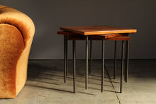 Load image into Gallery viewer, Peter Hvidt and Orla Molgaard Teak Stacking Tables, 1960s