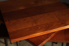 Load image into Gallery viewer, Peter Hvidt and Orla Molgaard Teak Stacking Tables, 1960s