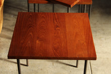 Load image into Gallery viewer, Peter Hvidt and Orla Molgaard Teak Stacking Tables, 1960s