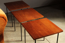 Load image into Gallery viewer, Peter Hvidt and Orla Molgaard Teak Stacking Tables, 1960s