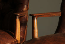 Load image into Gallery viewer, Edward Wormley Leather "Janus" Lounge Chairs for Dunbar, 1950s