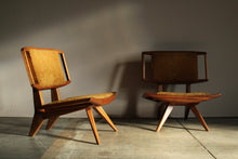 Load image into Gallery viewer, Paul László Shearling Lounge Chairs for Glenn of California, 1950s