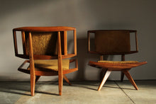 Load image into Gallery viewer, Paul László Shearling Lounge Chairs for Glenn of California, 1950s