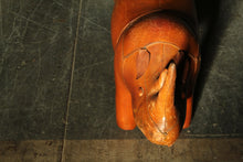 Load image into Gallery viewer, Vintage Leather Rhino Footstool After Dimitri Omerso, 1970s