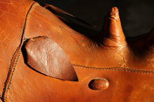 Load image into Gallery viewer, Vintage Leather Rhino Footstool After Dimitri Omerso, 1970s