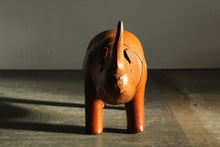 Load image into Gallery viewer, Vintage Leather Rhino Footstool After Dimitri Omerso, 1970s