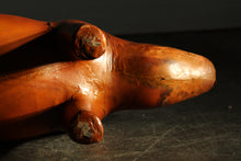 Load image into Gallery viewer, Vintage Leather Rhino Footstool After Dimitri Omerso, 1970s