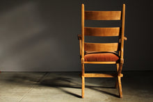 Load image into Gallery viewer, Henning Kjaernulf Oak and Mohair Armchair, 1950s