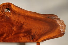 Load image into Gallery viewer, Studio Live-Edge Walnut Bench by Gino Russo, 1970s