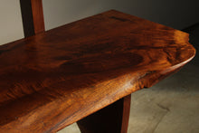 Load image into Gallery viewer, Studio Live-Edge Walnut Bench by Gino Russo, 1970s