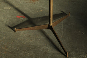 Paul McCobb Brass and Mahogany "Cigarette" Table for Directional, 1950s