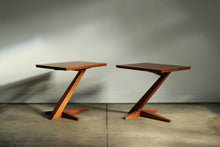 Load image into Gallery viewer, Thomas Moser Cherry Cantilevered End Tables, 2000s