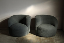 Load image into Gallery viewer, Vladimir Kagan "Nautilus" Swivel Chairs for Directional, 1980s