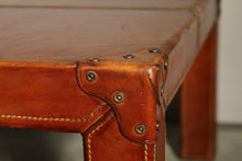 Load image into Gallery viewer, Vintage Leather Clad Coffee Table, 1980s