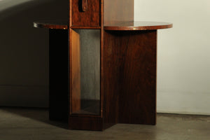 Art Deco Modernist Sky Scraper Style Large Accent Table, England, 1930s