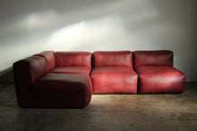 Load image into Gallery viewer, Restored Oxblood Leather "Mags" Modular Sofa by Hay, 2000s