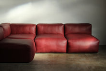 Load image into Gallery viewer, Restored Oxblood Leather "Mags" Modular Sofa by Hay, 2000s